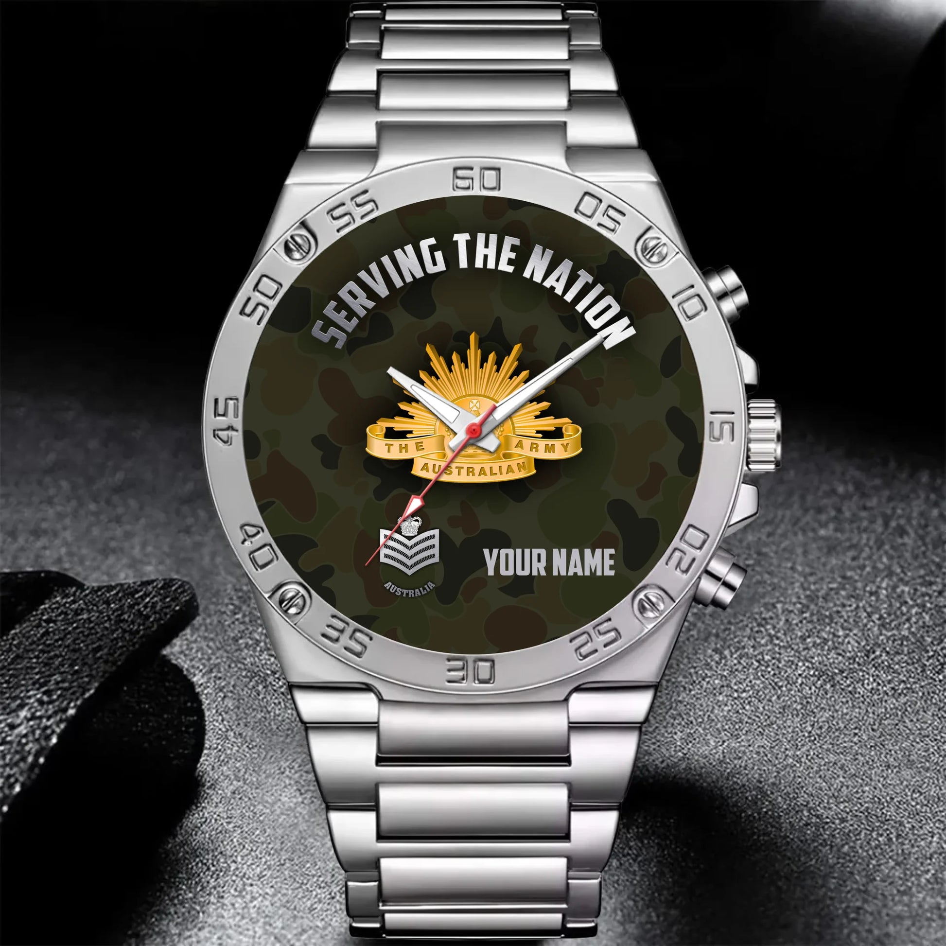 Mockup Gentleman Stainless Steel Watch copy