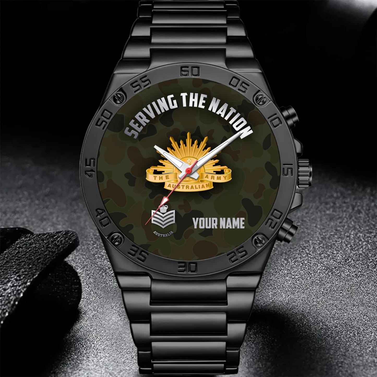 Mockup Gentleman Stainless Steel Watch co2py