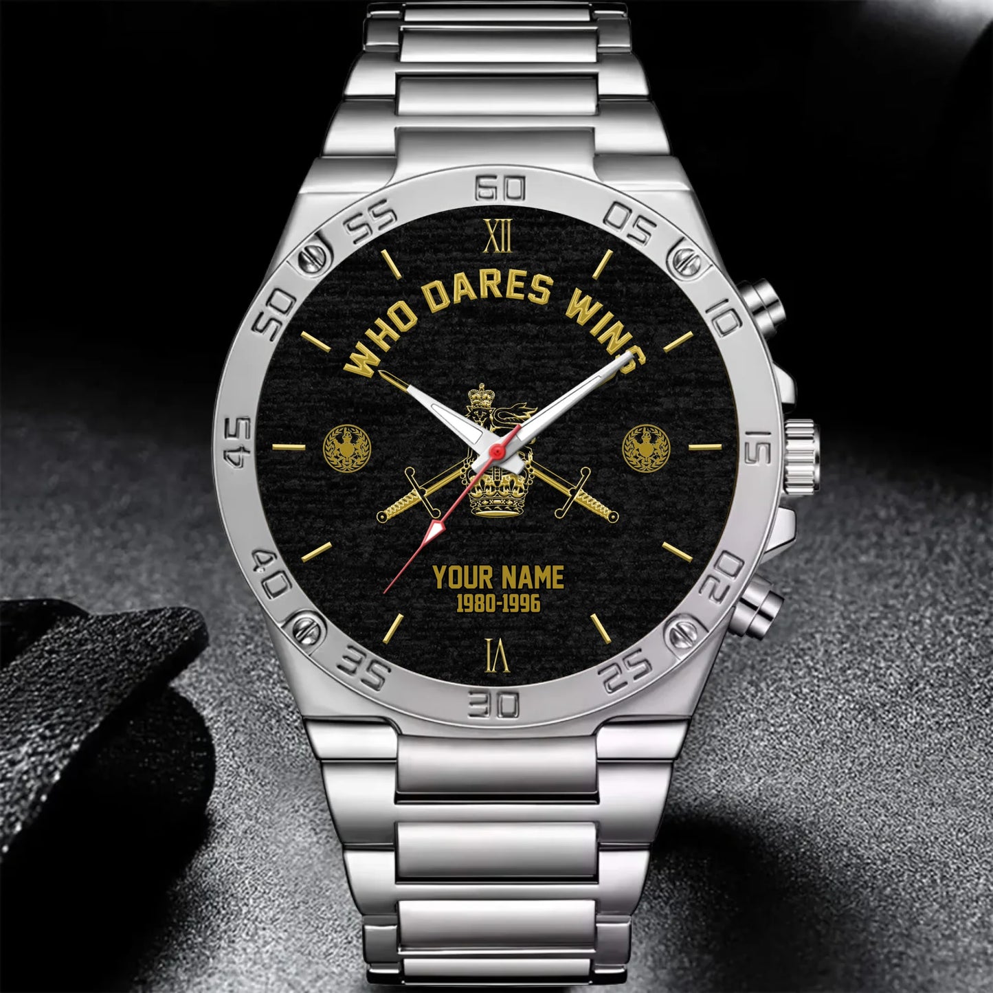 Mockup Gentleman Stainless Steel Watch copy