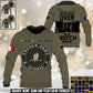 Personalized France Soldier/Veteran Camo with Name and Rank Hoodie All Over Printed - 1761350402