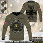 Personalized UK Soldier/Veteran Camo with Name and Rank Hoodie All Over Printed - 1761350402
