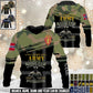 Personalized Norway Soldier/Veteran Camo with Name and Rank Hoodie All Over Printed - 1761350403