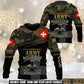 Personalized Swiss Soldier/Veteran with Name and Rank Hoodie All Over Printed - 1761350403