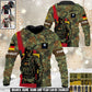 Personalized Germany Soldier/Veteran Camo with Name and Rank Hoodie All Over Printed - 1761350404