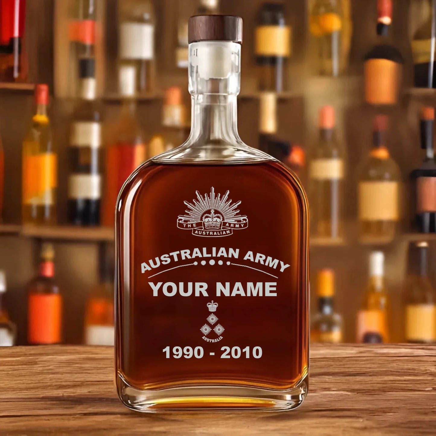 Mockup 25oz Empty Whiskey Bottle copy