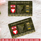 Personalized Austria Soldier/ Veteran With Rank, Name And Year Aluminum Wallet Card - 17637696
