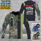 Personalized Netherlands Soldier/ Veteran Camo With Name And Rank Hoodie - 1007230001