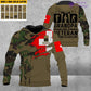 Personalized Swiss Soldier/ Veteran Camo With Name And Rank Hoodie - 2207230001