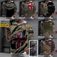 Personalisierter Kapuzenpullover mit Camouflage-Muster für britische Soldaten/Veteranen mit Namen und Rang, 3D-Druck -0512230001
