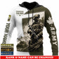 Personalized Canada Soldier/Veteran with Name & Rank Hoodie All Over Printed - 17778528