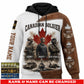 Personalized Canada Soldier/Veteran with Name & Rank Hoodie All Over Printed - 17779392