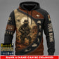 Personalized Australia Soldier/Veteran with Name & Rank Hoodie All Over Printed - 177802560
