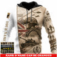 Personalized UK Soldier/Veteran with Name & Rank Hoodie All Over Printed - 17777664