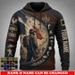 Personalized France Soldier/Veteran with Name & Rank Hoodie All Over Printed - 177802560