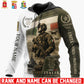 Personalized Italy Soldier/Veteran with Name & Rank Hoodie All Over Printed - 17781120