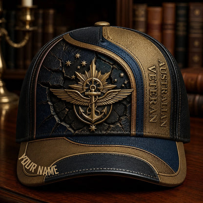 Personalized Name Australia Soldier/Veterans All Over Printed Baseball Cap - QK1779667204
