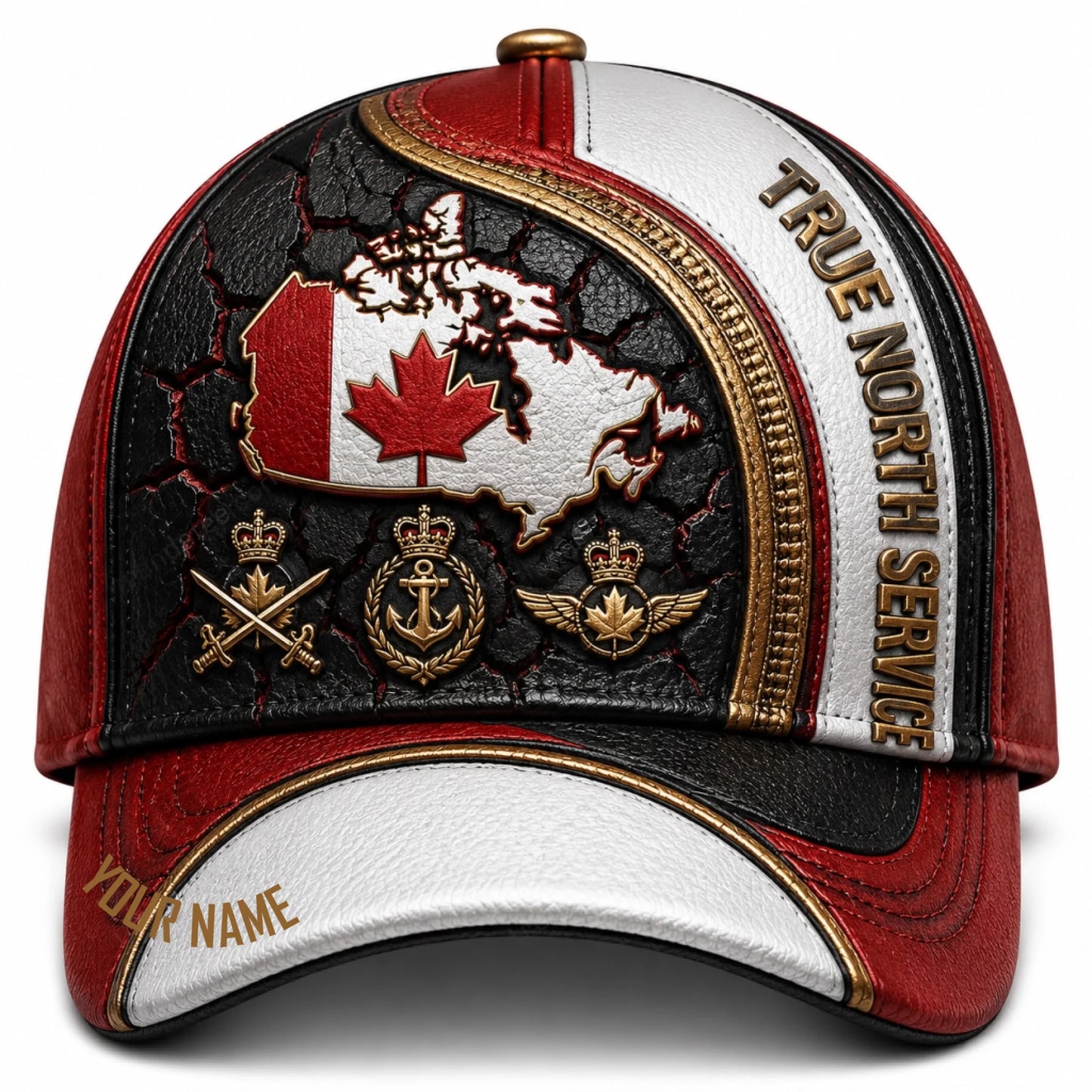 Personalized Name Canada Soldier/Veterans All Over Printed Baseball Cap - QK1779667209
