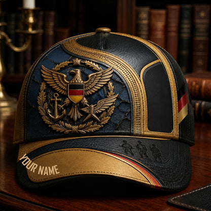 Personalized Name Germany Soldier/Veterans All Over Printed Baseball Cap - QK1779667216