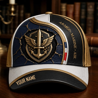 Personalized Name France Soldier/Veterans Baseball Cap - QK1779667223