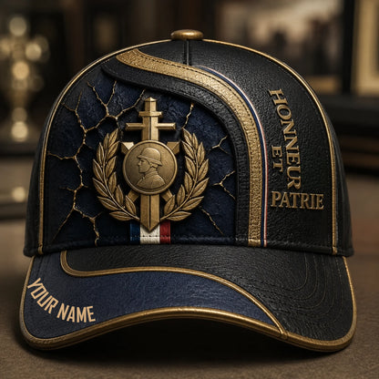 Personalized Name France Soldier/Veterans All Over Printed Baseball Cap - QK1779667226