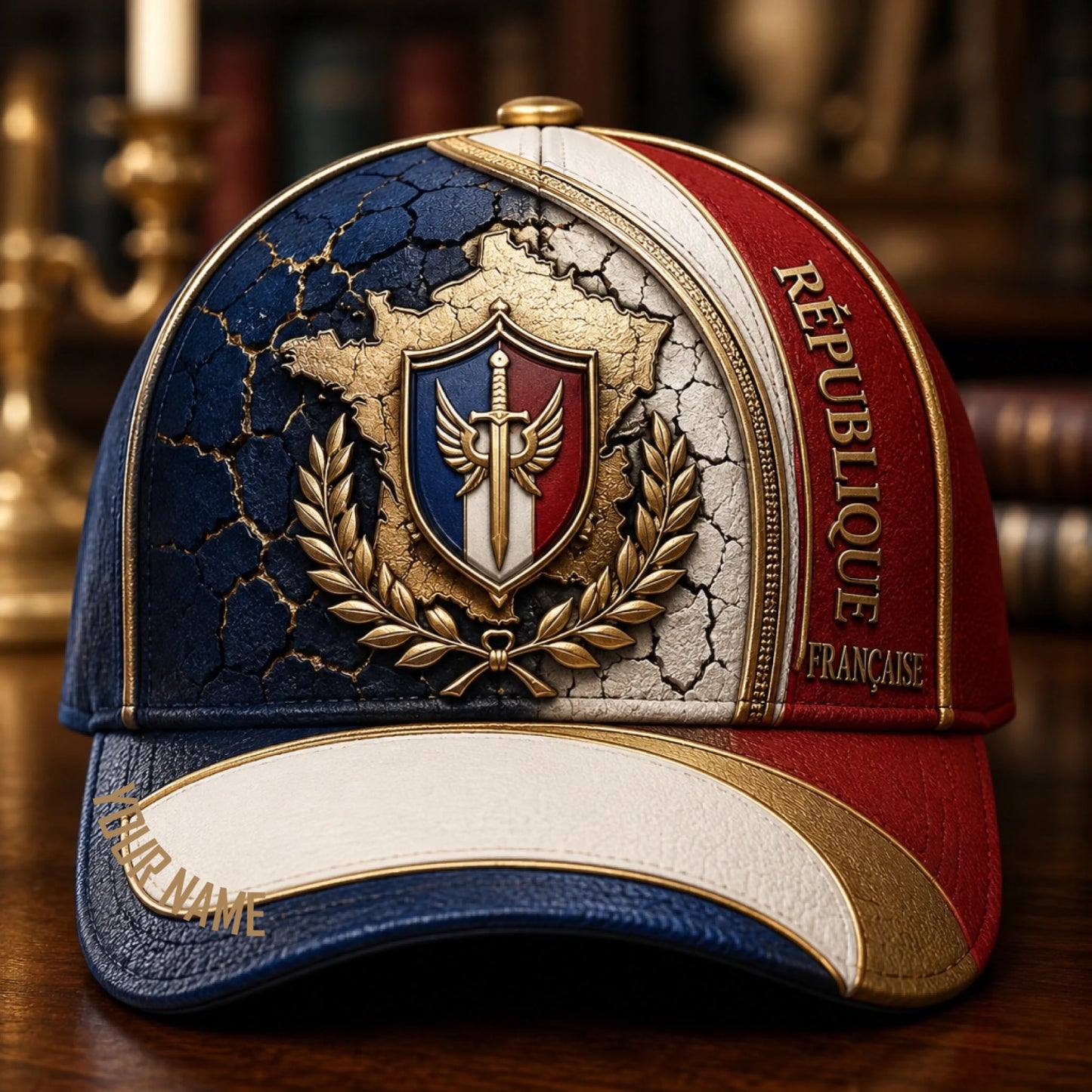 Personalized Name France Soldier/Veterans All Over Printed Baseball Cap - QK1779667230