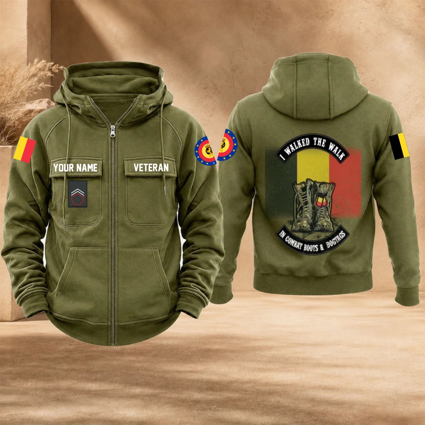 Veteran-Tactical-Zip-Hoodie---Military-Green