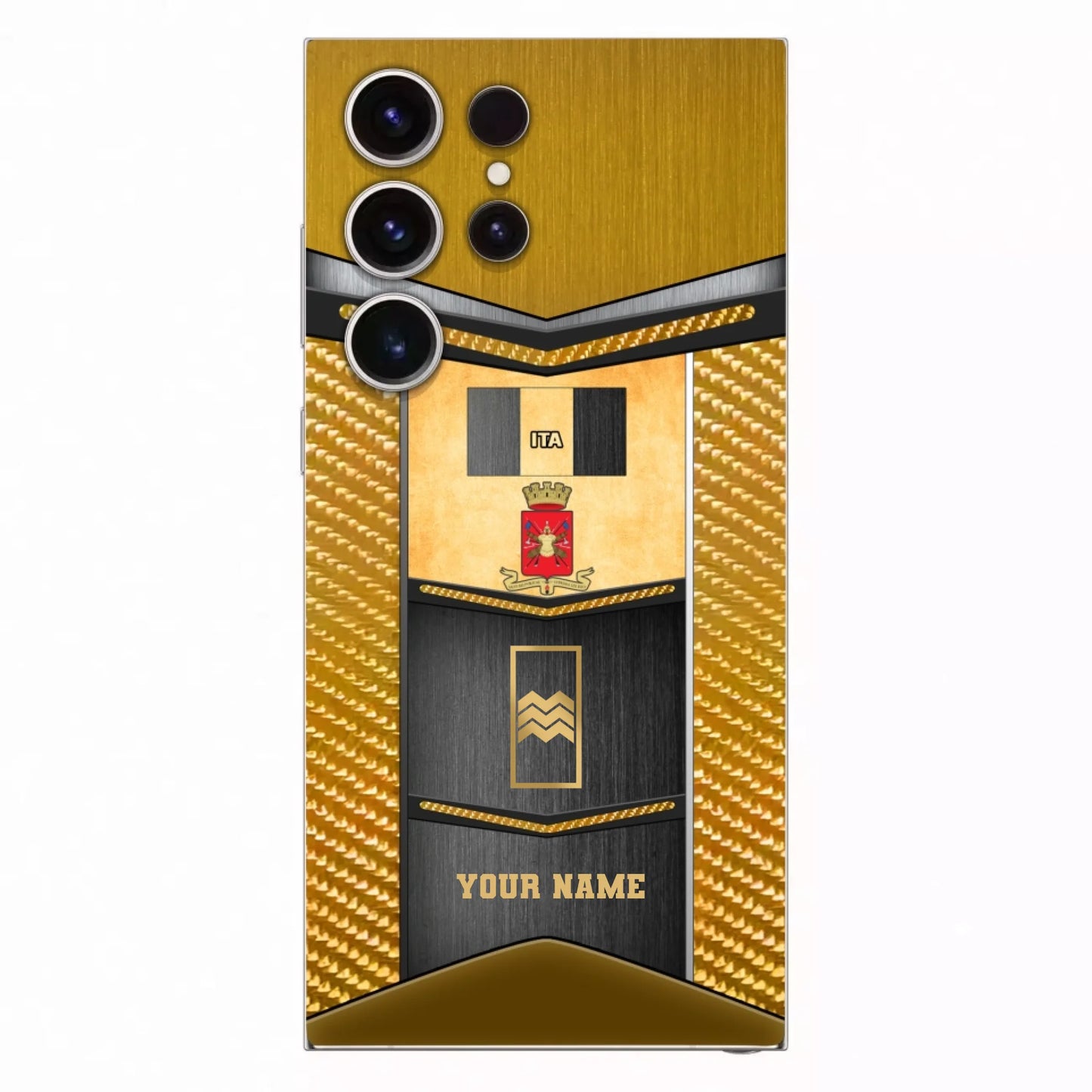 Personalized Italia Soldier/Veterans With Rank And Name Phone Case Printed - 16980192