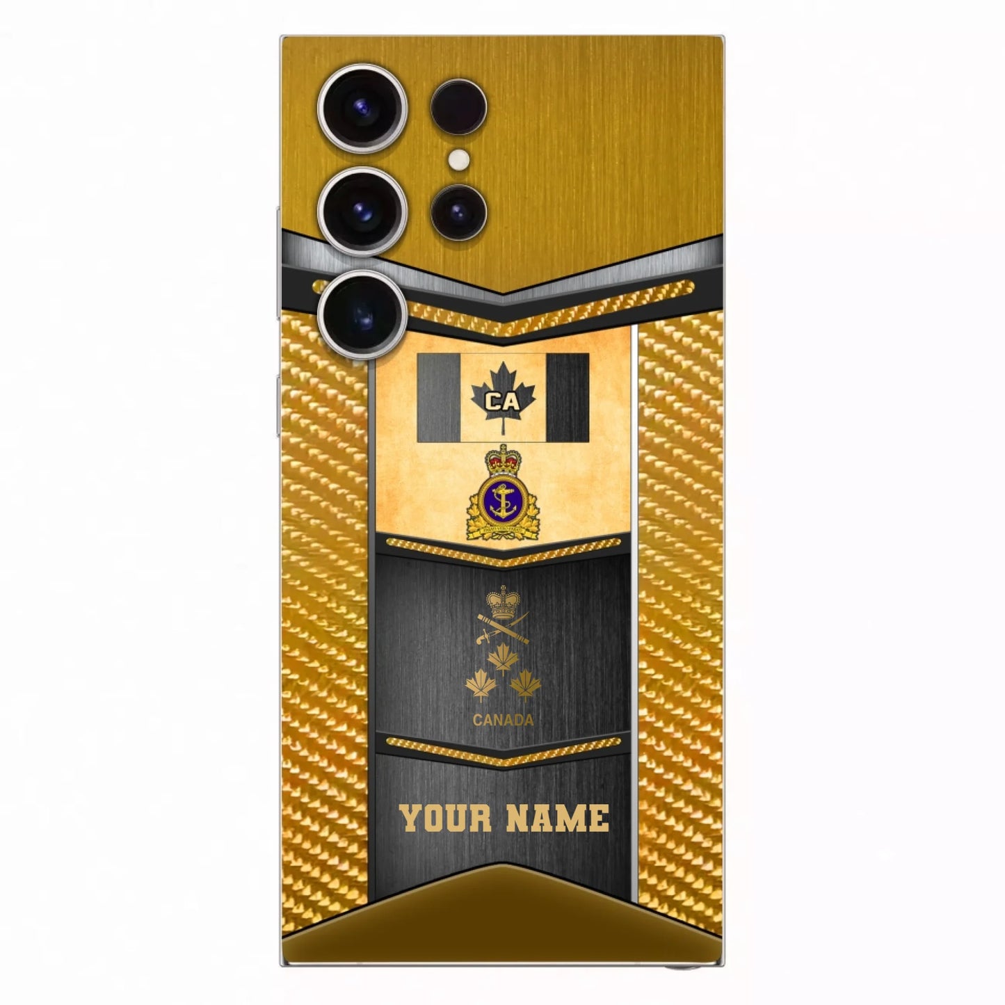 Personalized Canada Soldier/Veterans With Rank And Name Phone Case Printed - 16980192