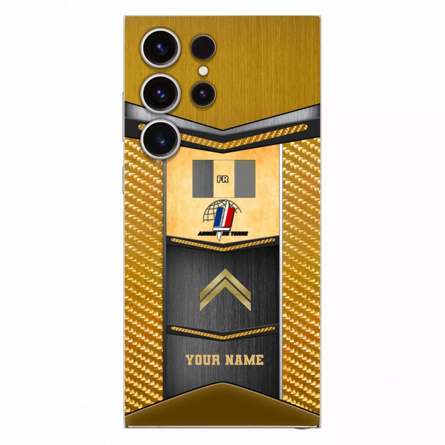 Personalized France Soldier/Veterans With Rank And Name Phone Case Printed - 16980192