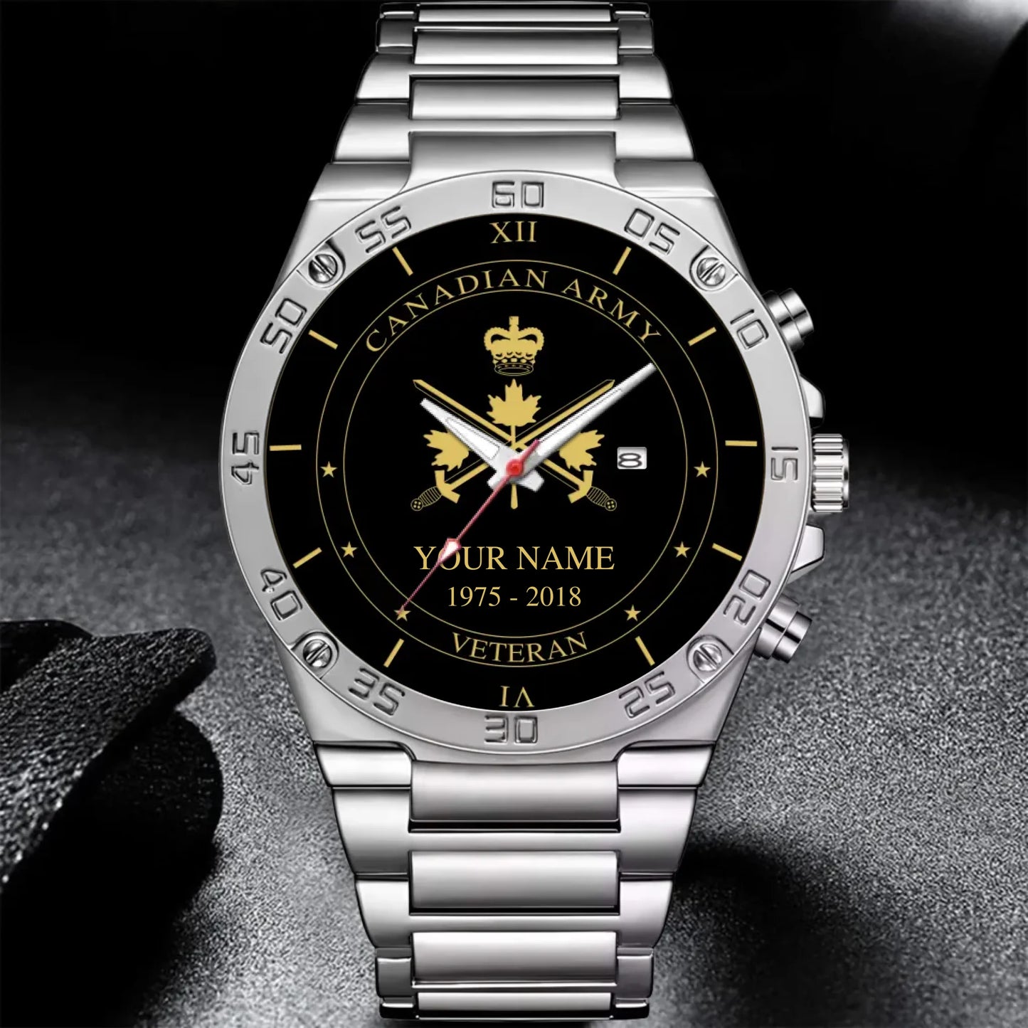Mockup Gentleman Stainless Steel Watch copy