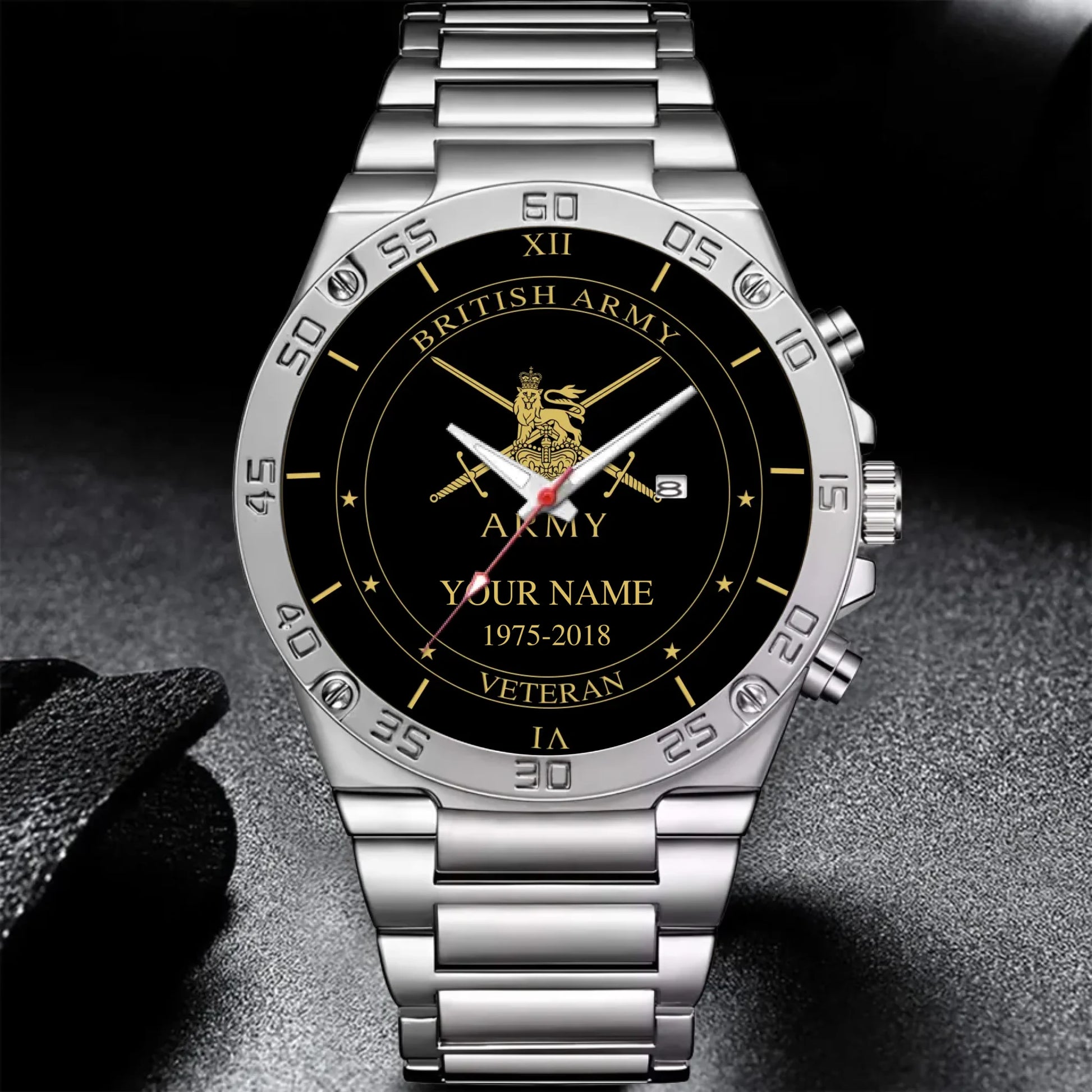 Mockup Gentleman Stainless Steel Watch copy