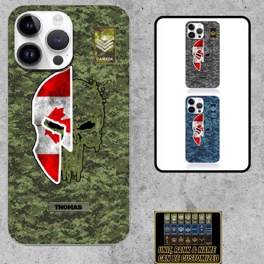Personalized Canadian Soldier/Veterans Phone Case Printed - 2001230002