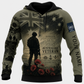 Personalized Australia Soldier/Veteran with Name & Rank Hoodie All Over Printed - TH1779235208