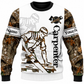 Personalized Carpenter Sweatshirt - White Camouflage Woodworker - front view