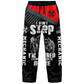 Personalized Mechanic Long Pants - Red Black Mechanic Work Quote - front view