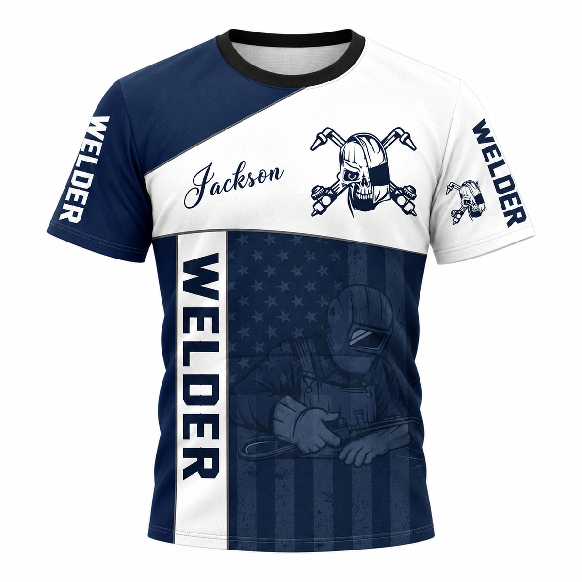 T-Shirt - matching personalized product design - front view