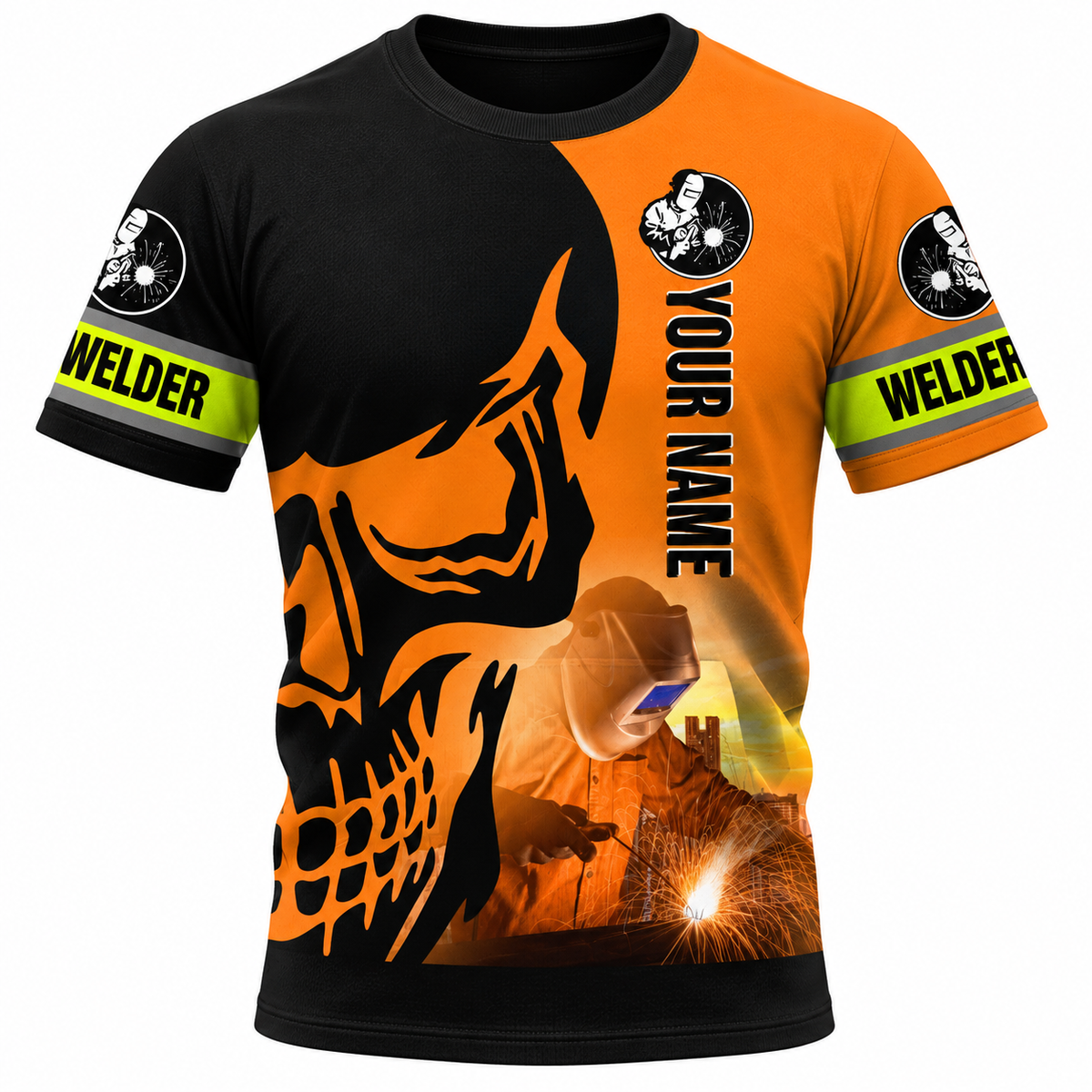 T-Shirt - matching personalized product design - front view