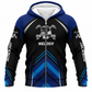 Fleece Zip Hoodie - matching personalized product design - front view
