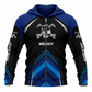 Zip Hoodie - matching personalized product design - front view
