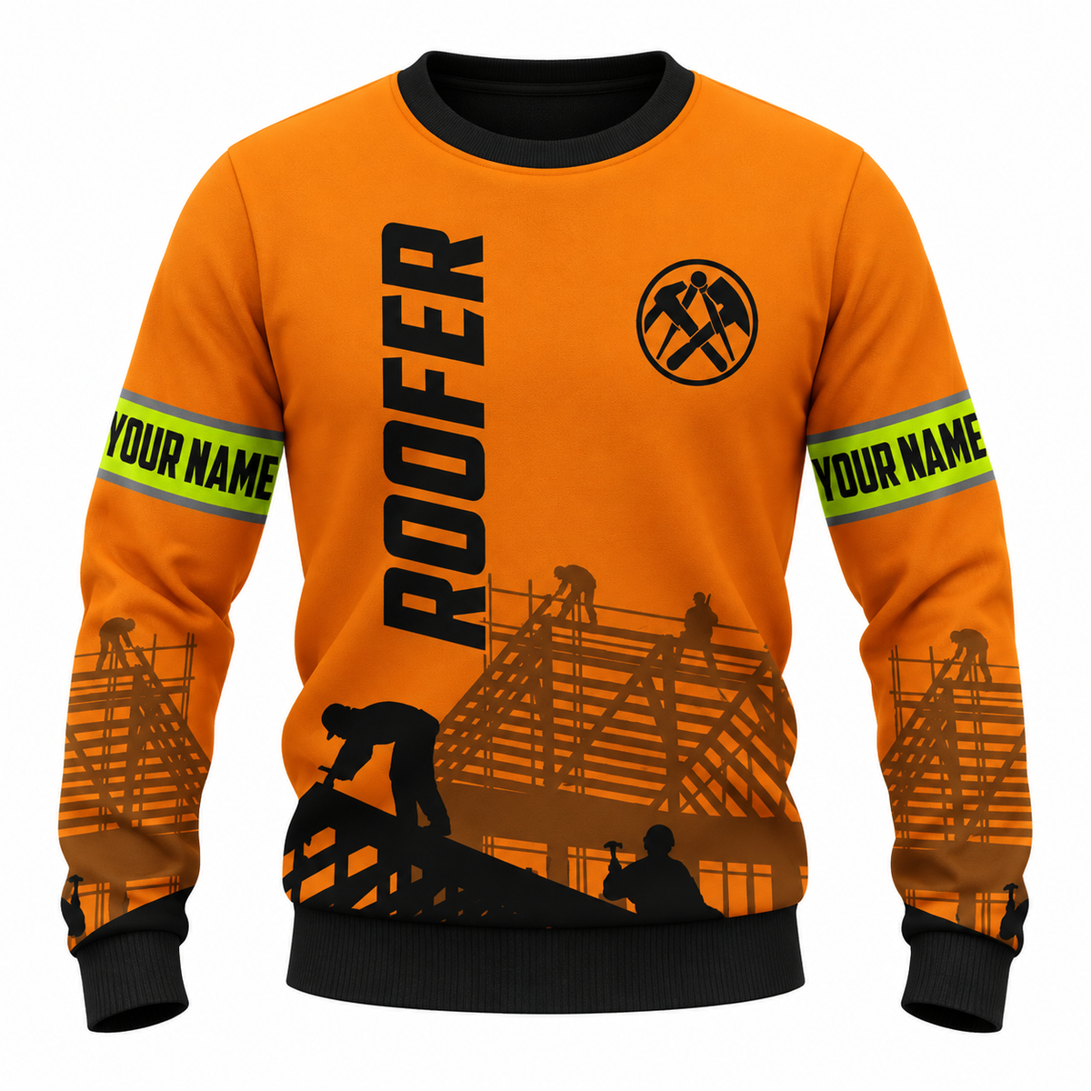 Sweatshirt - matching personalized product design - front view