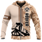 Zip Hoodie - matching personalized product design - front view