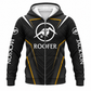 Fleece Zip Hoodie - matching personalized product design - front view