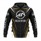 Zip Hoodie - matching personalized product design - front view