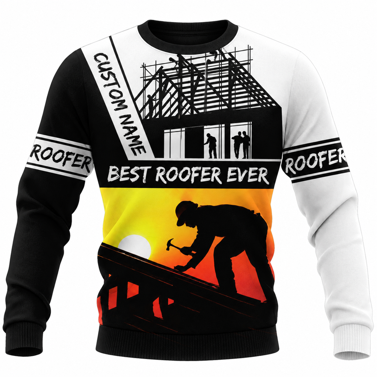 Sweatshirt - matching personalized product design - front view