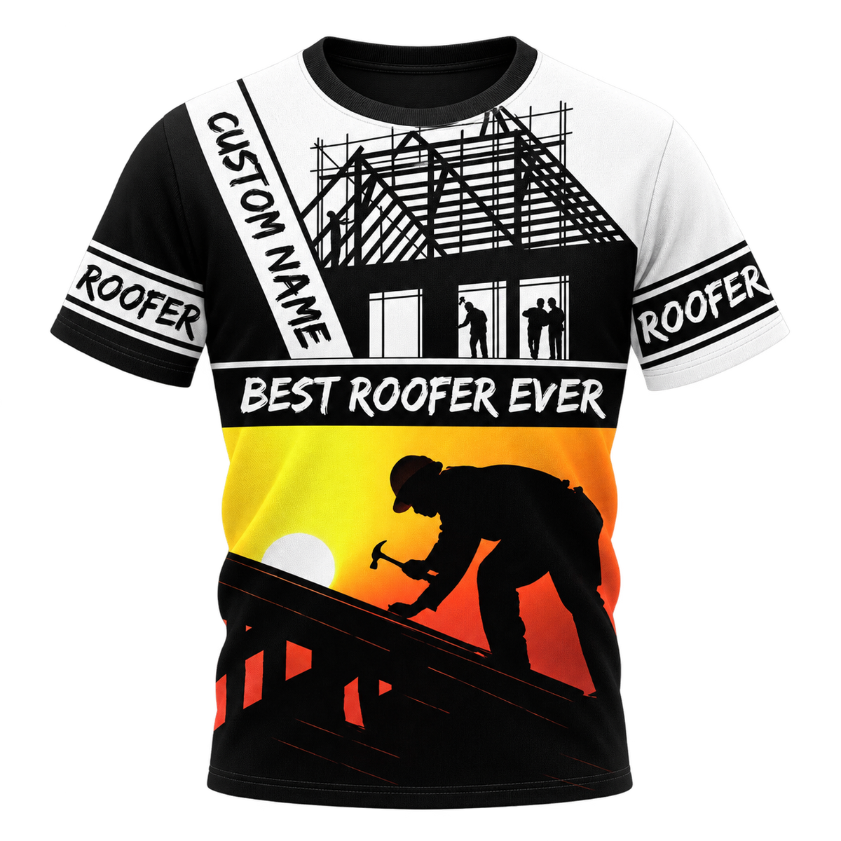 T-Shirt - matching personalized product design - front view