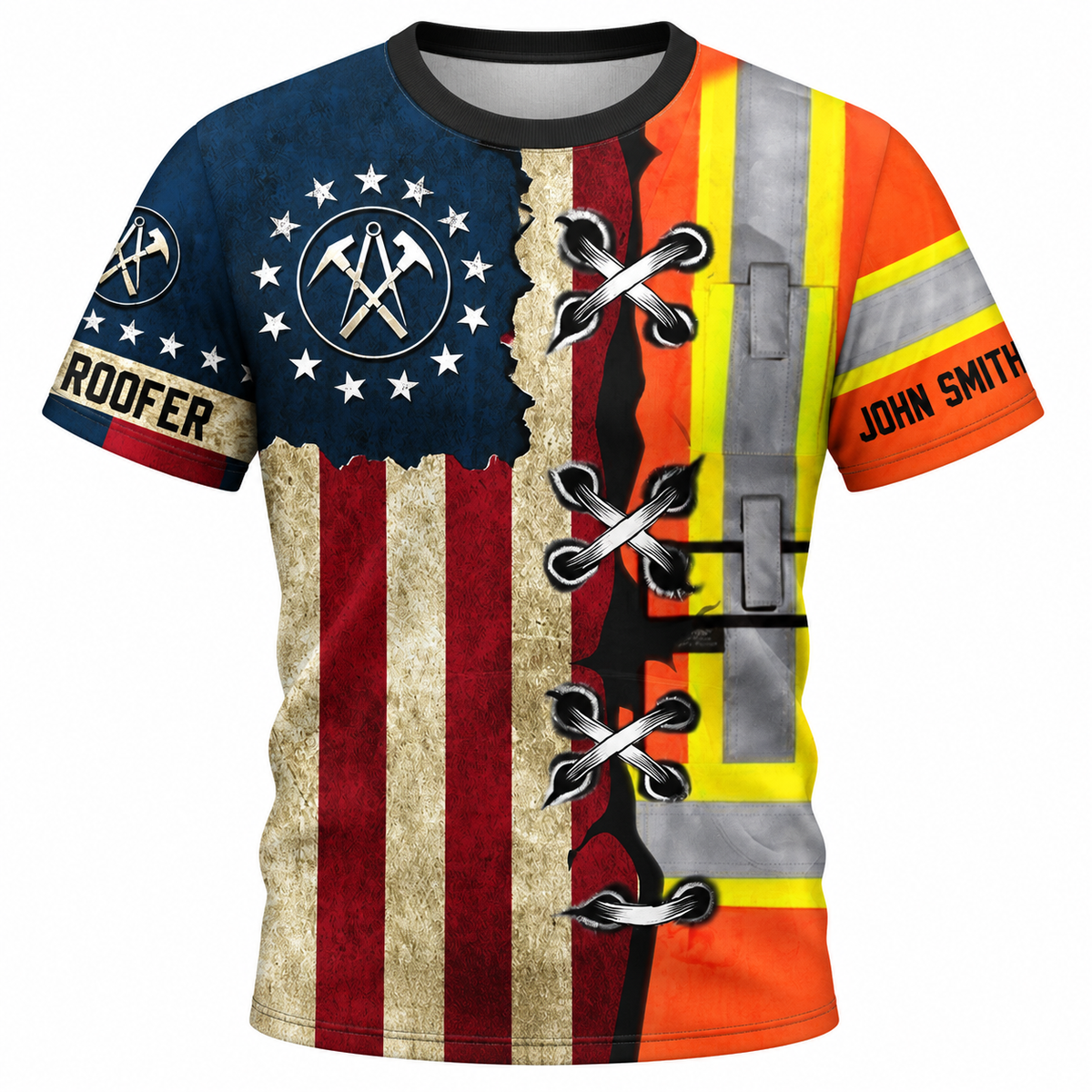 T-Shirt - matching personalized product design - front view