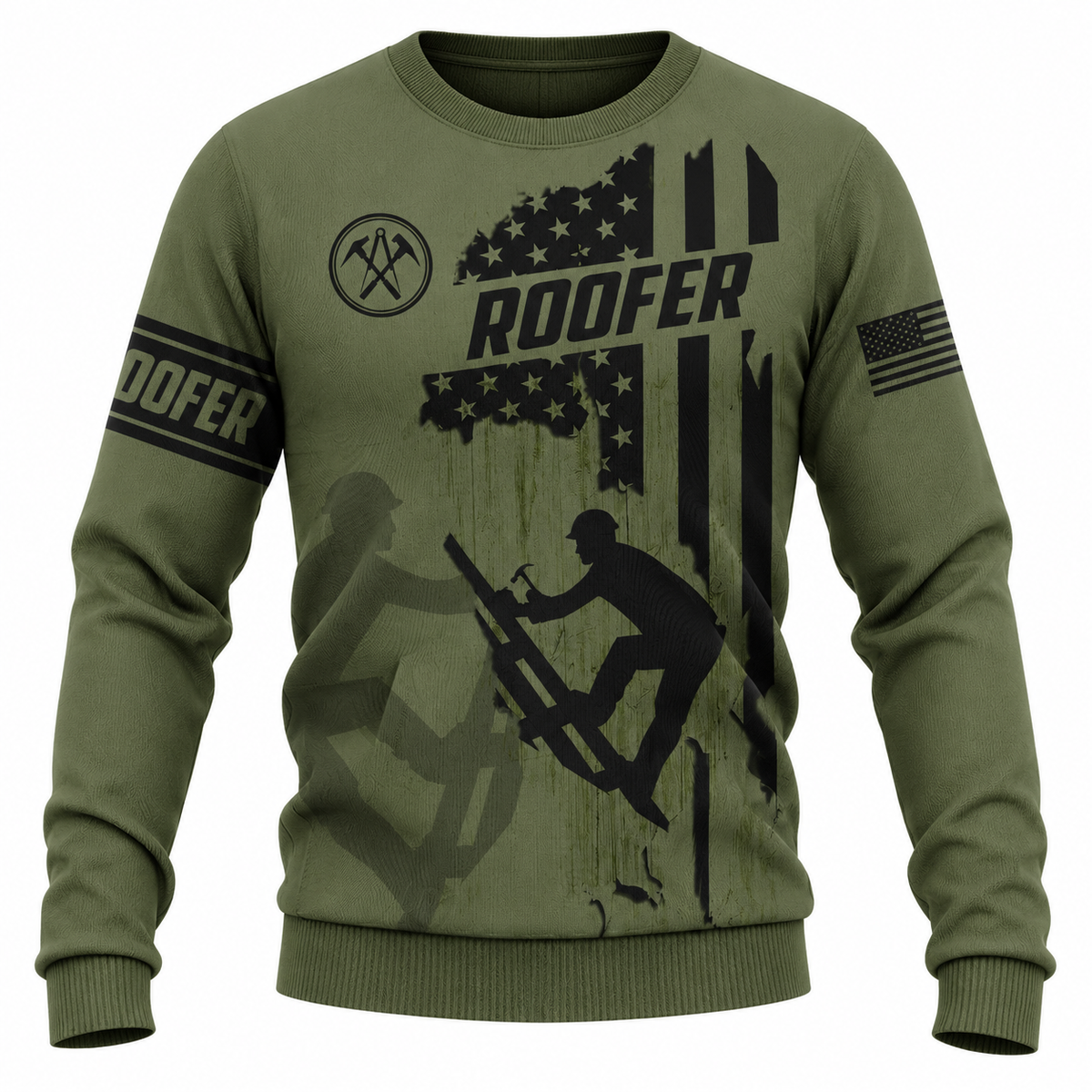 Sweatshirt - matching personalized product design - front view