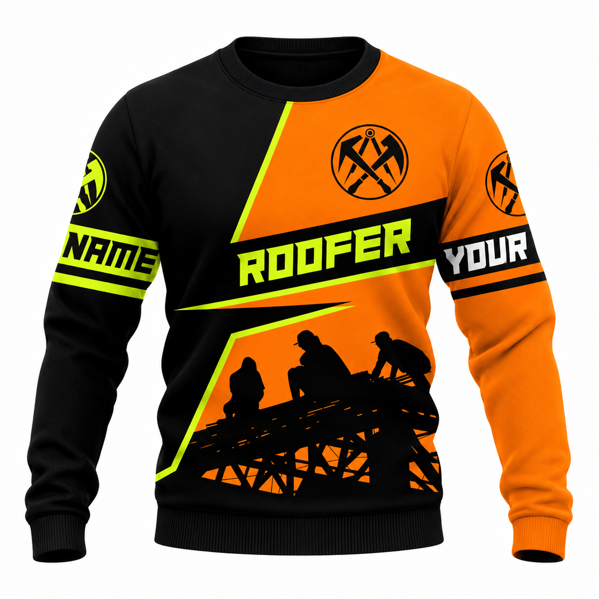 Sweatshirt - matching personalized product design - front view