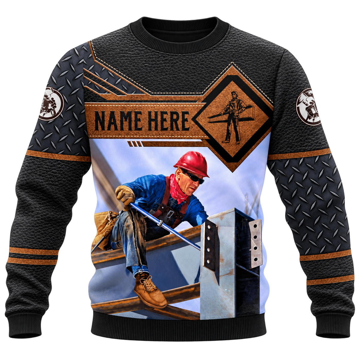 Sweatshirt - matching personalized product design - front view