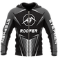 Zip Hoodie - matching personalized product design - front view